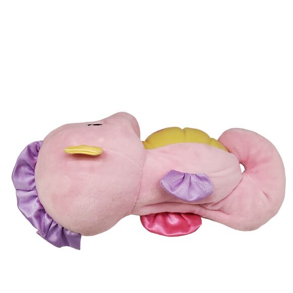 Fisher Price Soothe N Glow Pink Seahorse Crib Toy Plush Stuffed Animal Seahorse - Picture 3 of 8